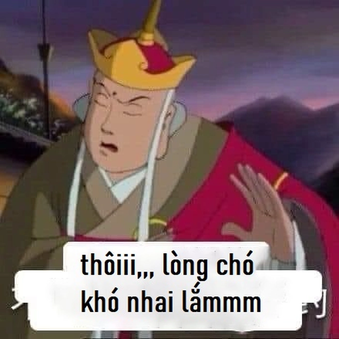 Ảnh chế lòng chó khó nhai
