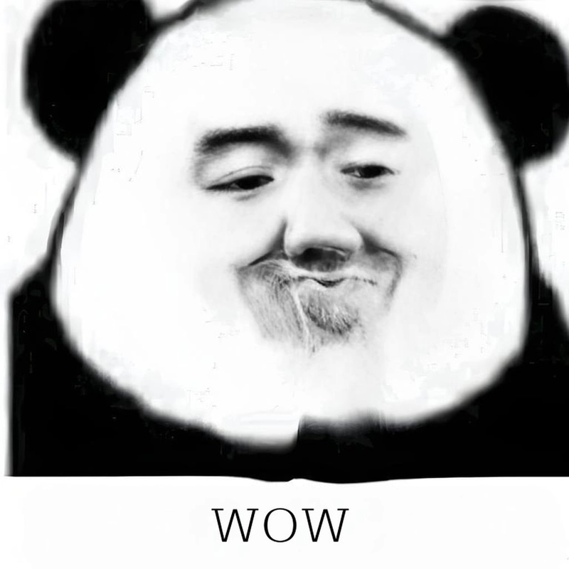 Ảnh chế meme gấu trúc bất ngờ