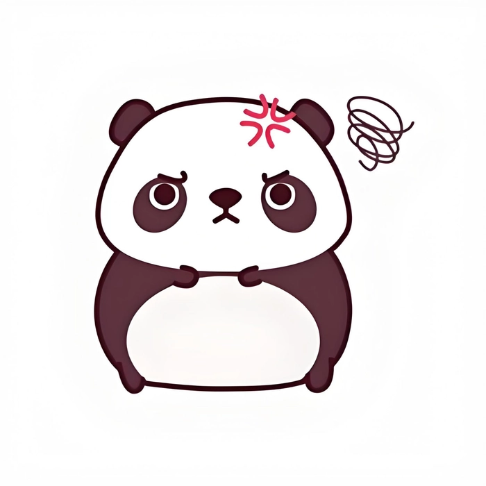 Ảnh chế meme gấu trúc dỗi lầy lội