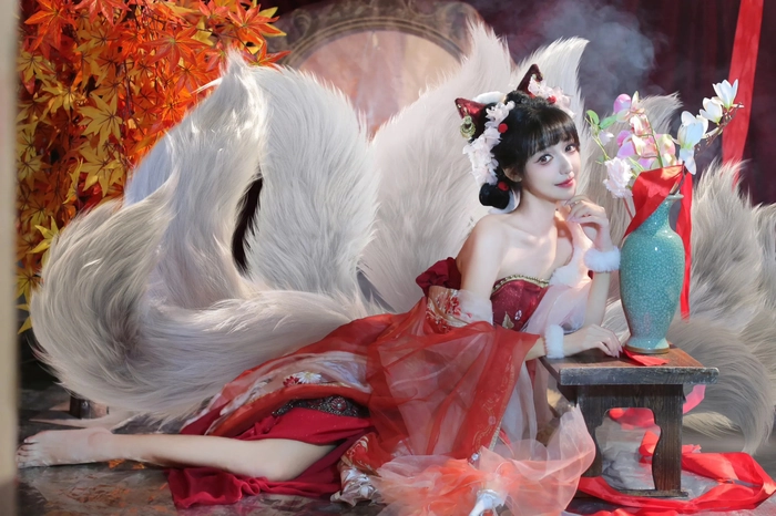 Ảnh gái cosplay cáo gợi cảm