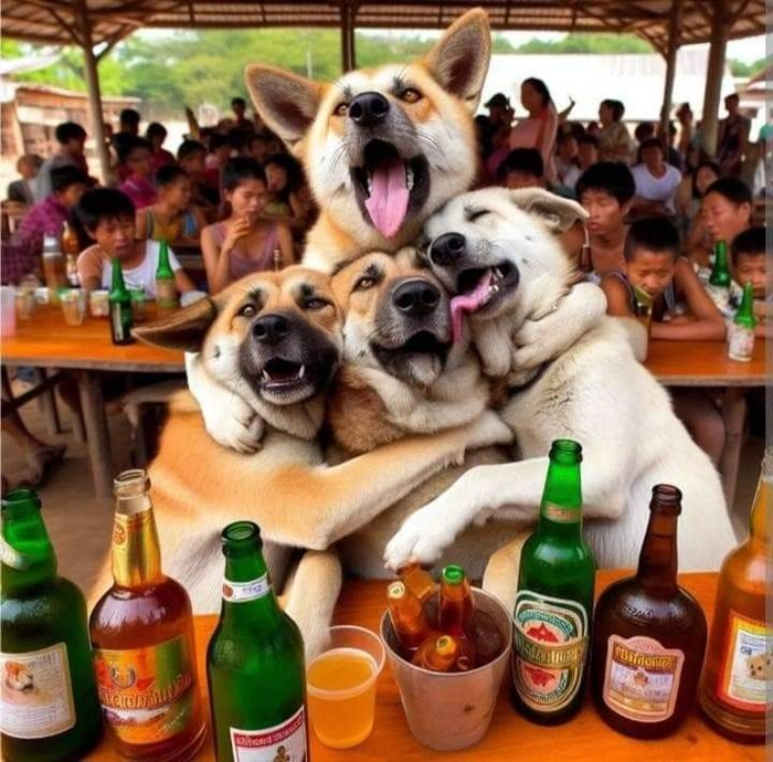 Ảnh meme chó mèo ngộ nghĩnh