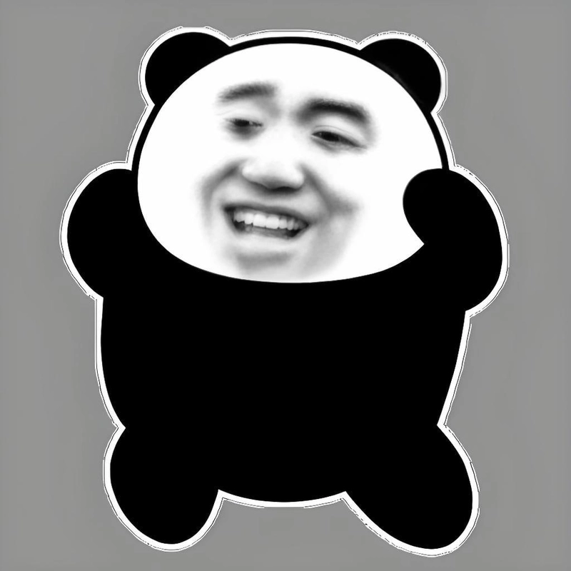 Ảnh meme gấu trúc cười hài khó đỡ