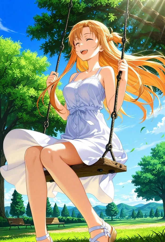Ảnh nền Asuna 4K lung linh