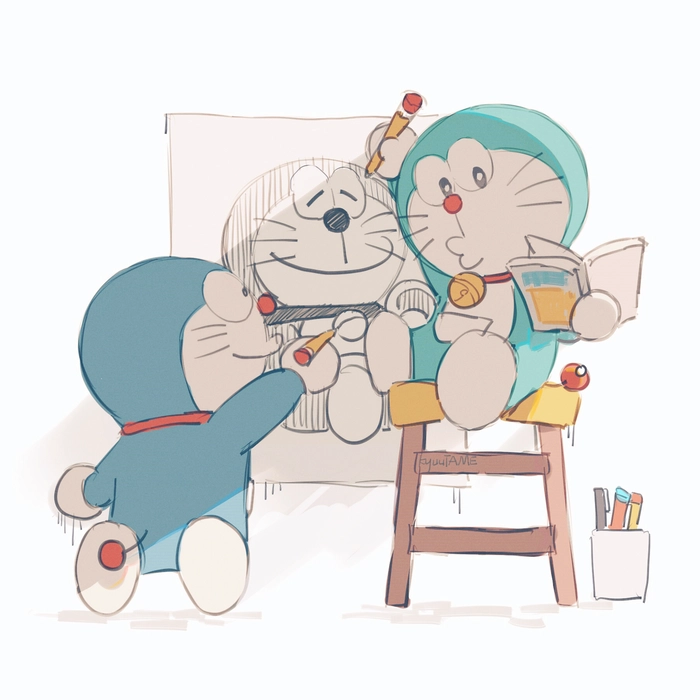 Doraemon chibi ngộ nghĩnh tinh nghịch