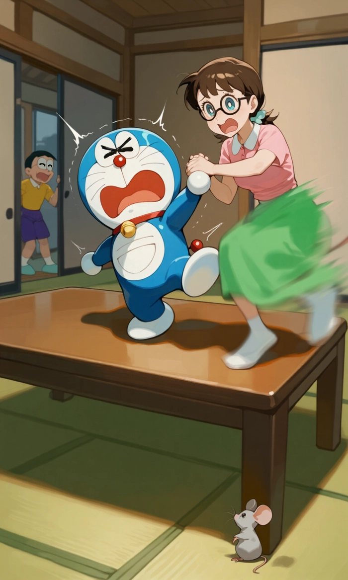 Doraemon cute 4K sắc nét