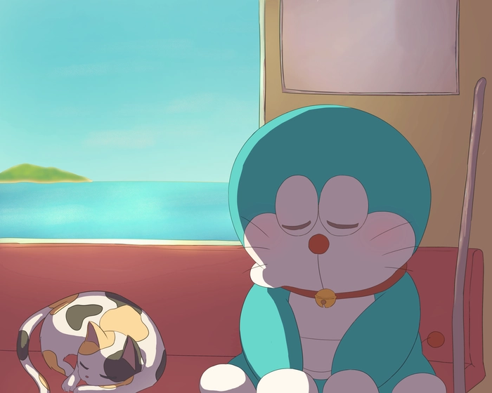 Doraemon cute style tối giản