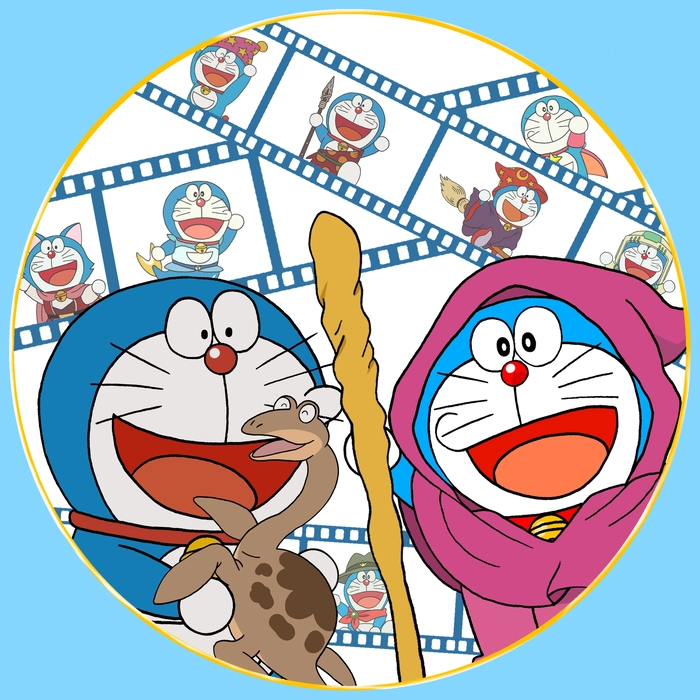 Doraemon dễ thương cầm bảo bối