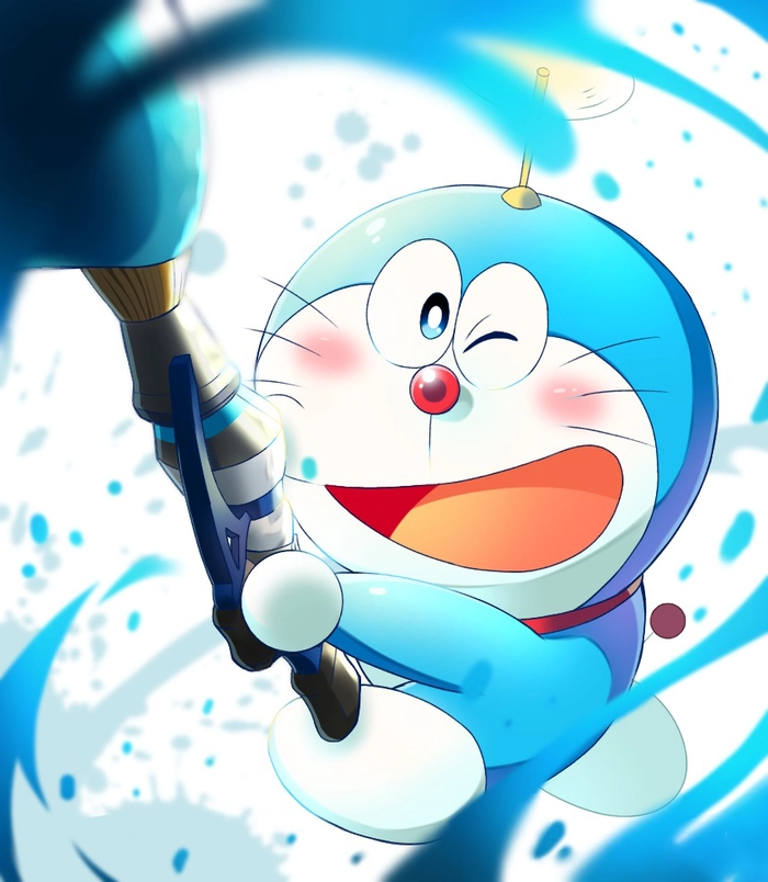 Doraemon dễ thương cười tỏa nắng
