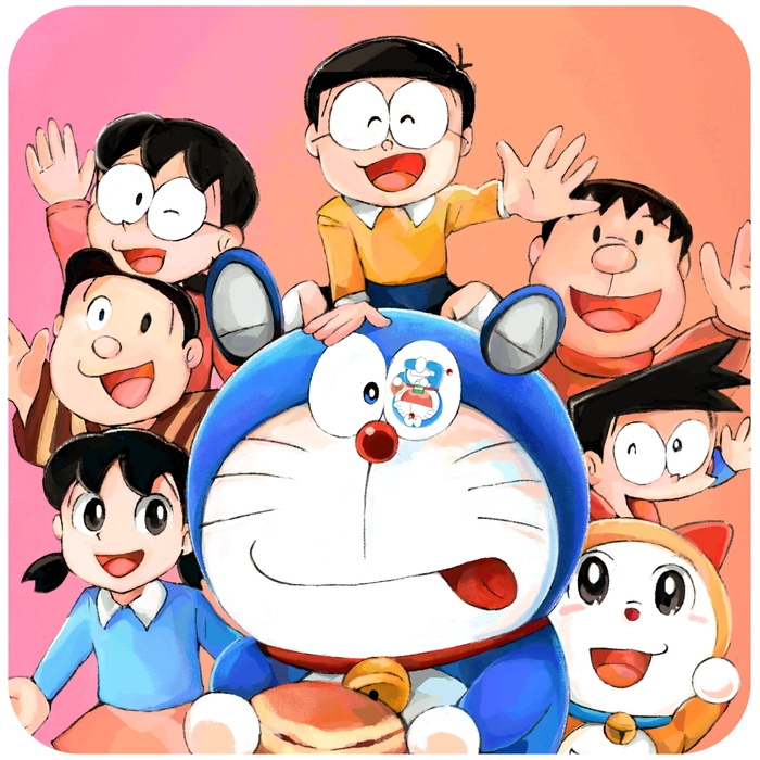 Doraemon dễ thương phong cách 4K