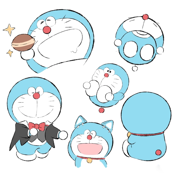 Doraemon phô mai que dễ thương