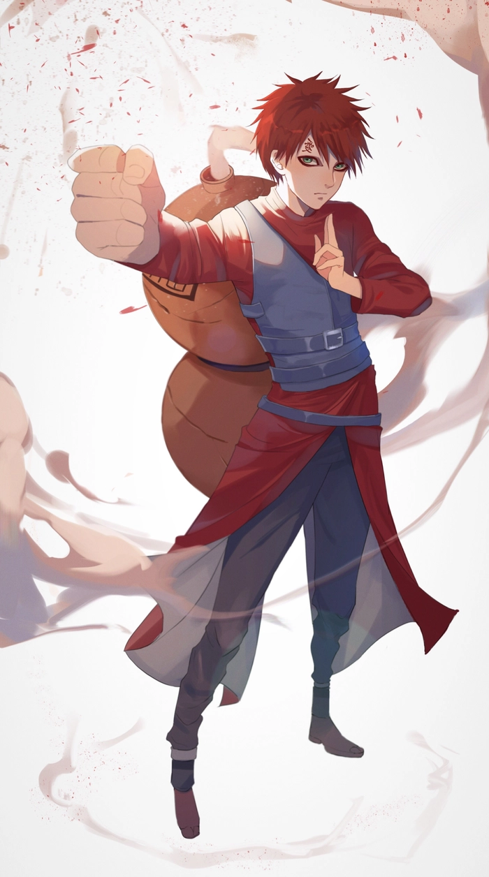 Gaara khi chiến đấu