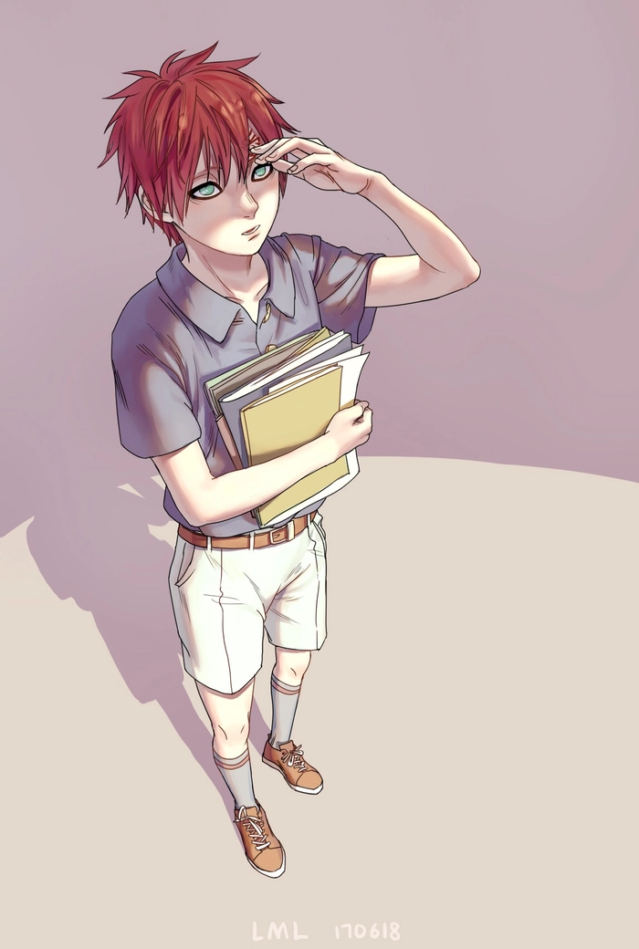 Gaara tóc đỏ ảnh ngầu