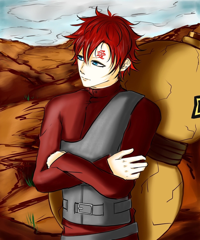 Gaara và cát ảnh ấn tượng