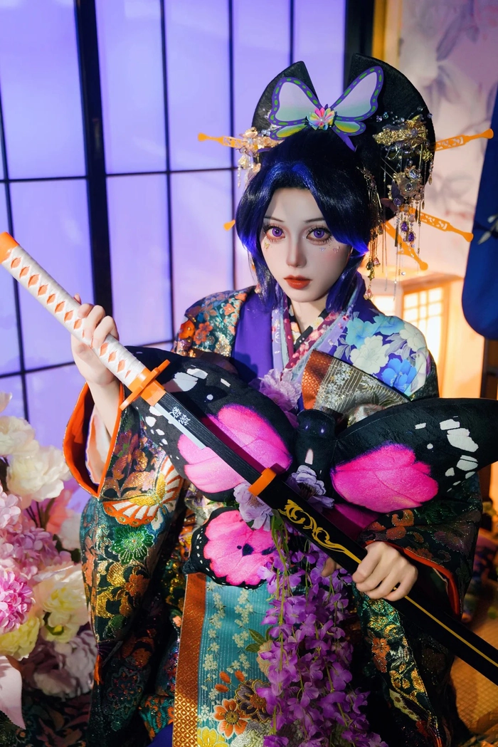 Gái đẹp cosplay Demon Slayer cực cuốn hút