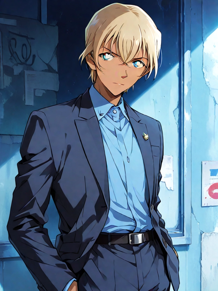 Hình Amuro Tooru trong Conan avatar đẹp