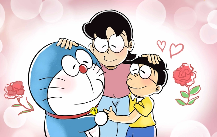 Hình ảnh mẹ Nobita cảm động