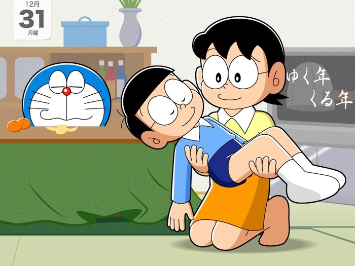 Hình ảnh mẹ Nobita ngầu lòi