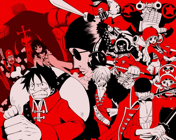 Hình Anime One Piece nghệ thuật độc đáo