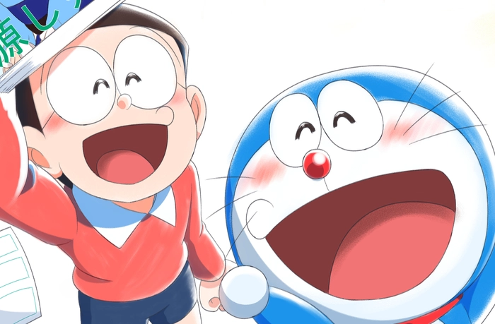 Hình Doraemon cute phô mai que