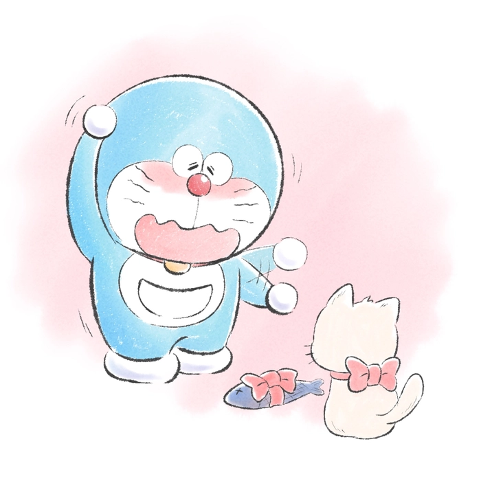 Hình Doraemon cute siêu ngọt ngào