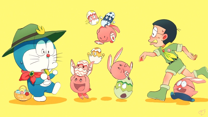 Hình Doraemon với Nobita cute