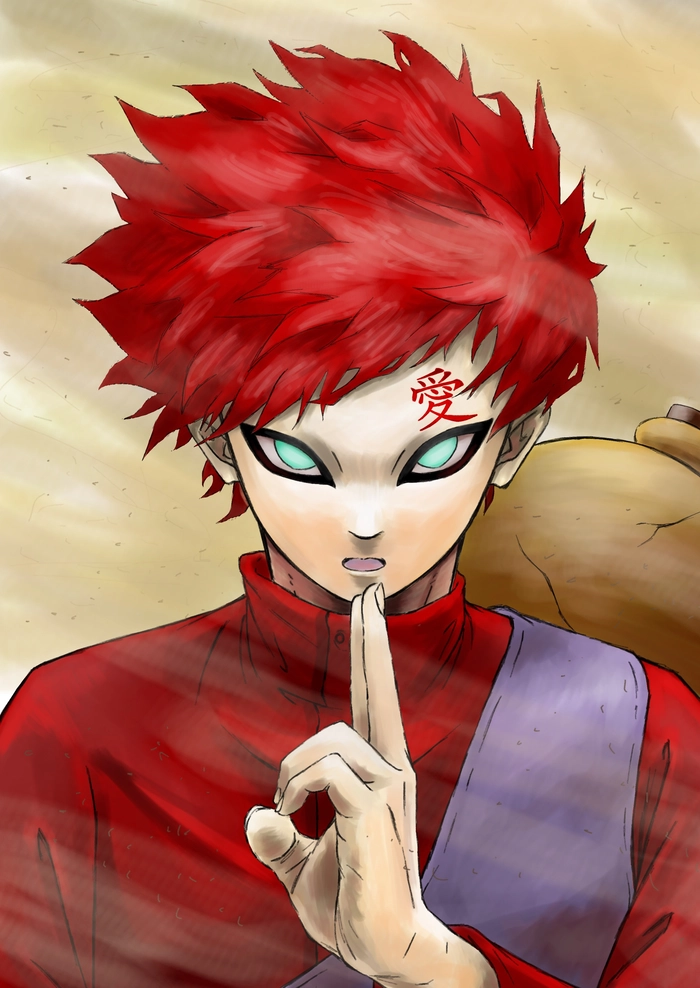 Hình Gaara mang cảm xúc