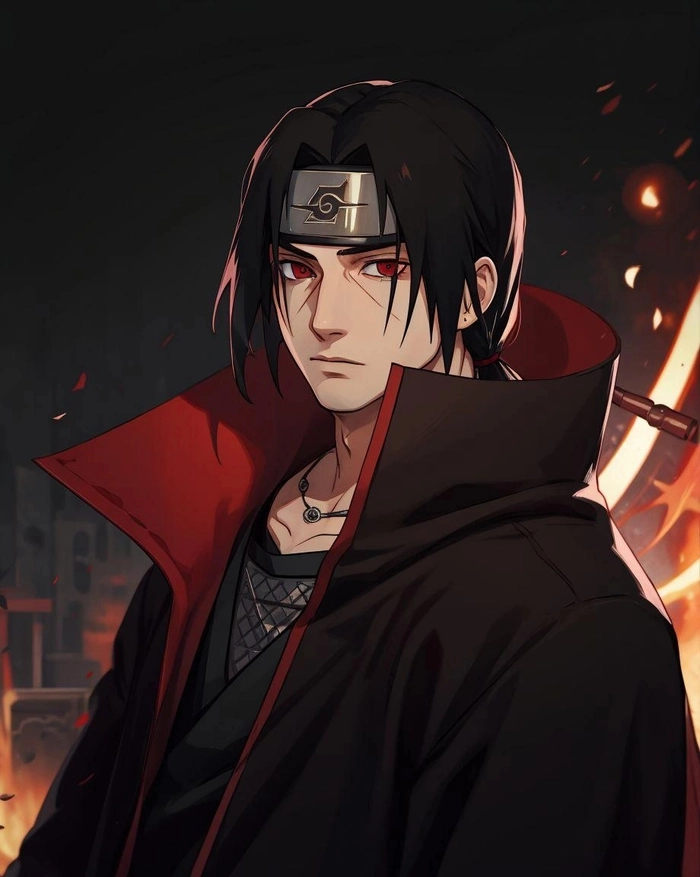 Hình Itachi nghệ thuật