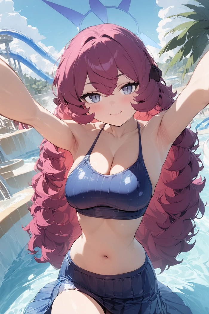 Hình Natsume Iroha Blue Archive sexy