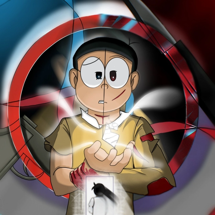 Hình Nobita đẹp tinh nghịch