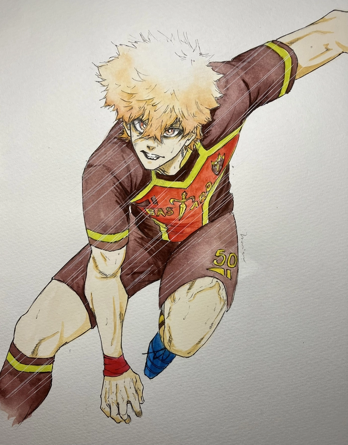 Hình Rensuke Kunigami mạnh mẽ