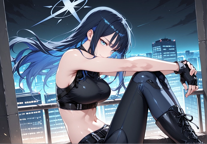 Hình Saori Blue Archive đẹp rực rỡ