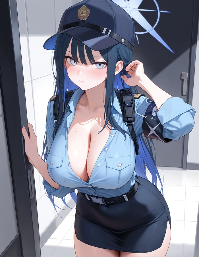 Hình Saori Blue Archive sexy cực kỳ lôi cuốn