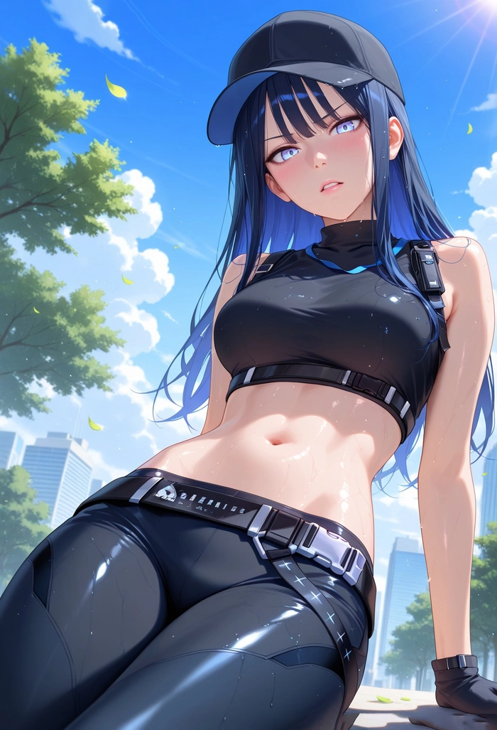 Hình Saori Joumae quyến rũ trong Blue Archive