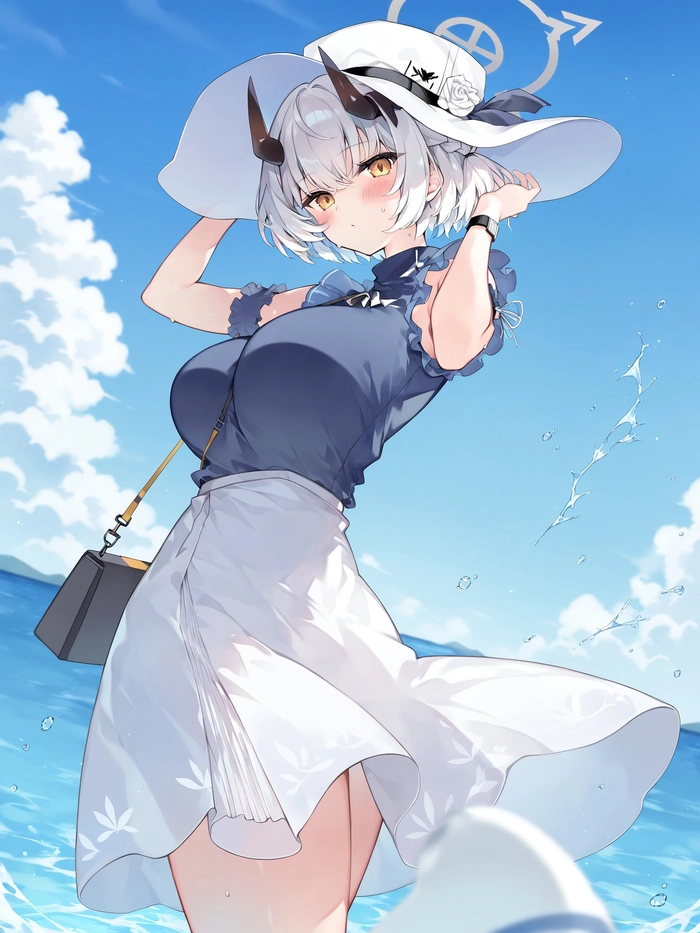 Hình Sena Blue Archive cá tính sexy