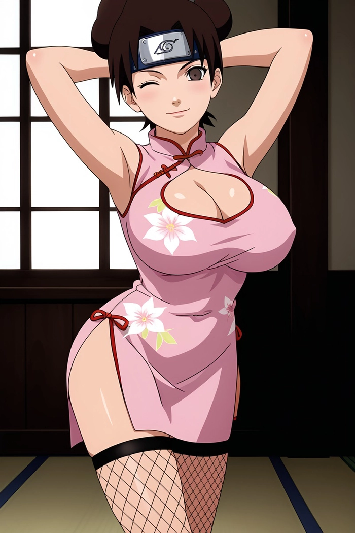 Hình Tenten cute Naruto siêu xinh