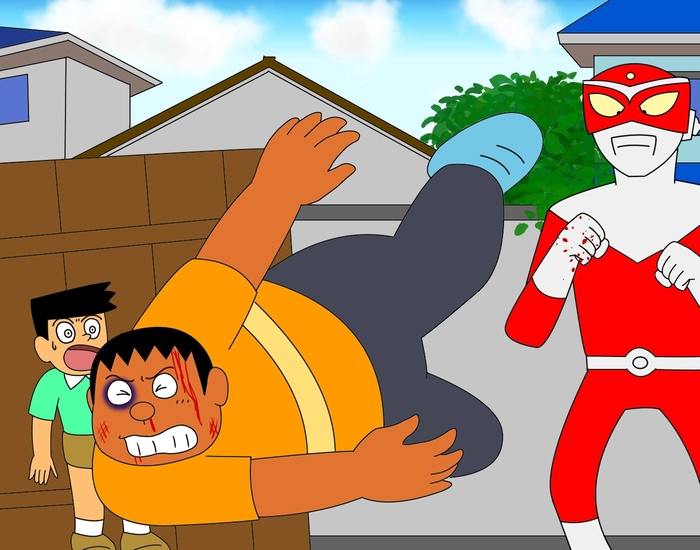 Hình ảnh Chaien cùng Suneo