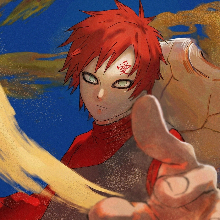 Hình ảnh Gaara mạnh mẽ