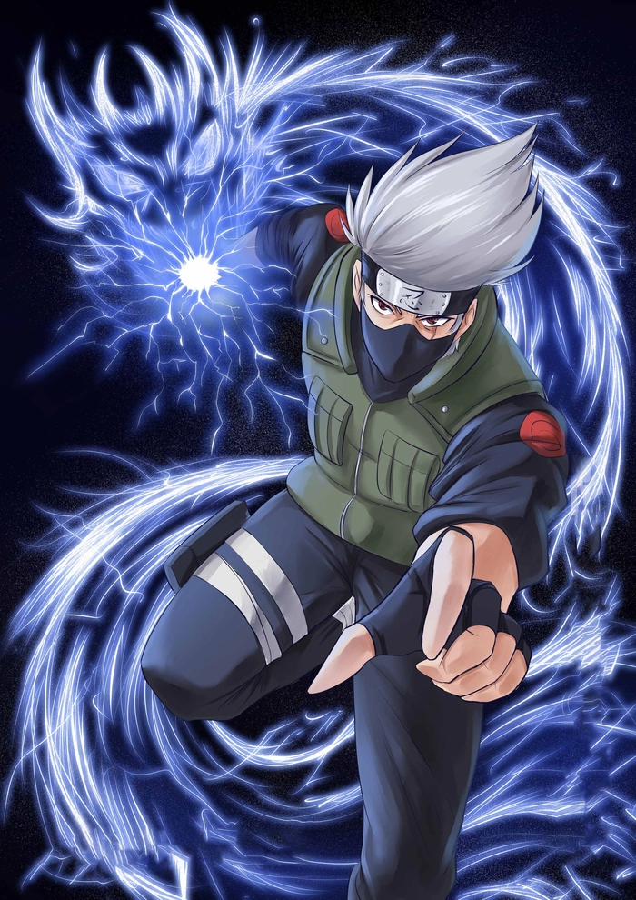 Hình ảnh Kakashi đang chiến đấu