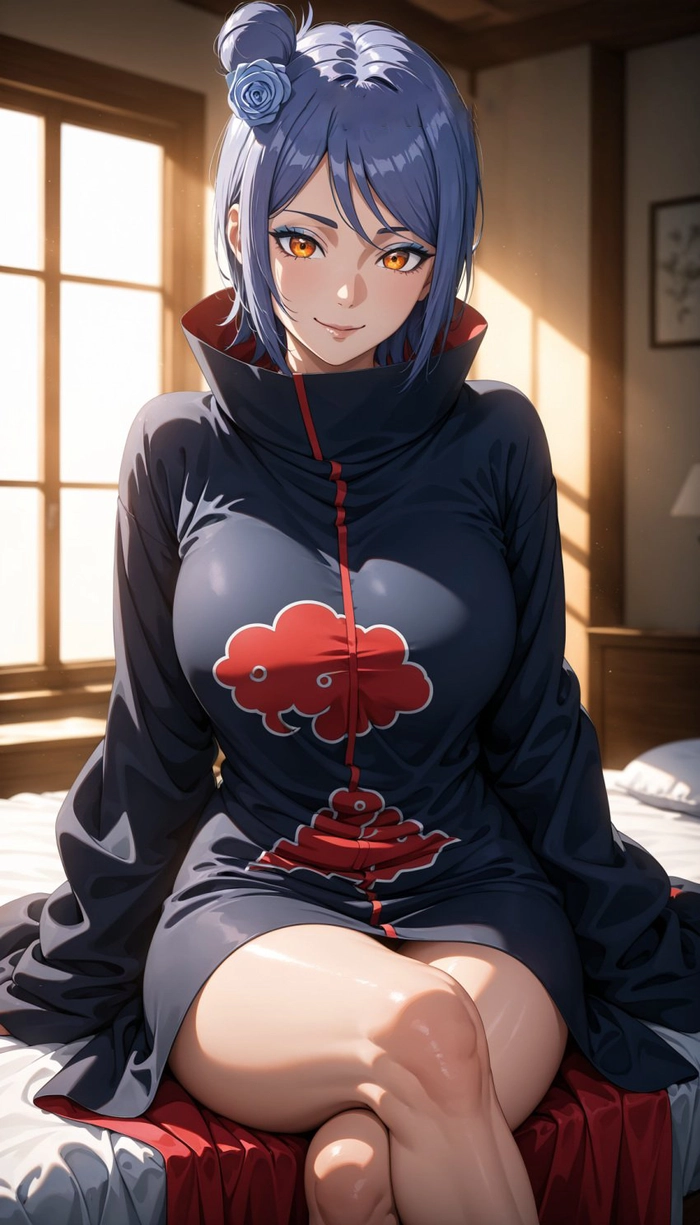 Hình ảnh Konan Naruto sắc lạnh