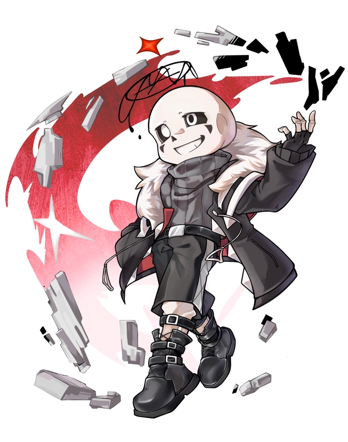 Hình ảnh Sans anime ngầu