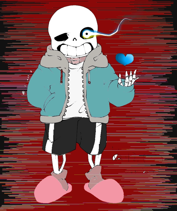 Hình ảnh Sans anime phong cách
