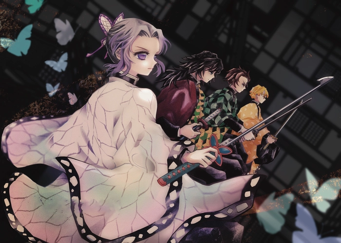 Hình ảnh anime Thanh Gươm Diệt Quỷ cute lung linh