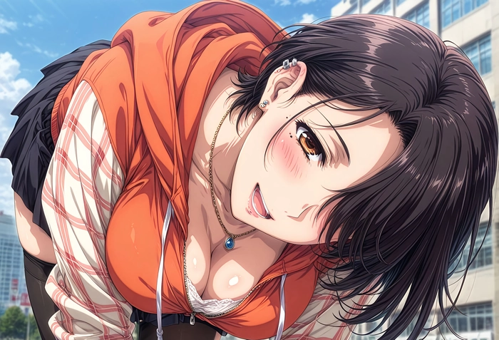 Hình ảnh anime gái xinh gợi cảm vòng 1 to