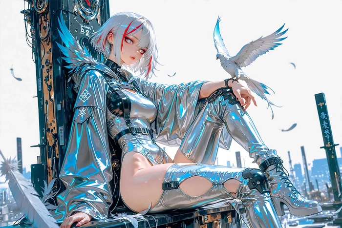 Hình ảnh gái anime ngầu