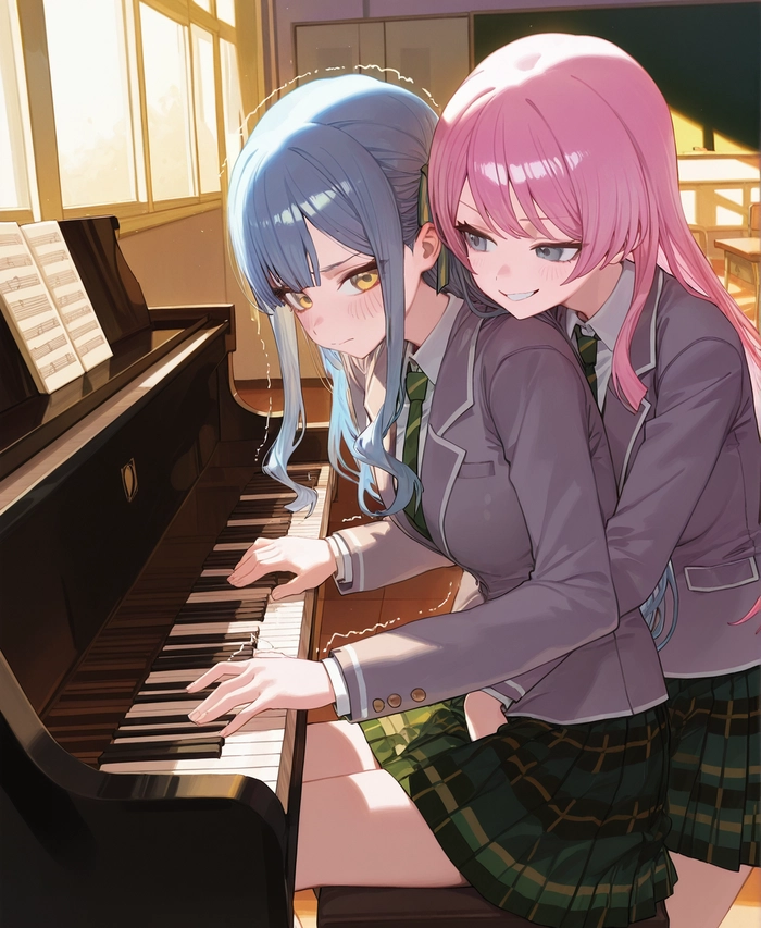 Hình ảnh gái anime sẽ gầy nghệ thuật