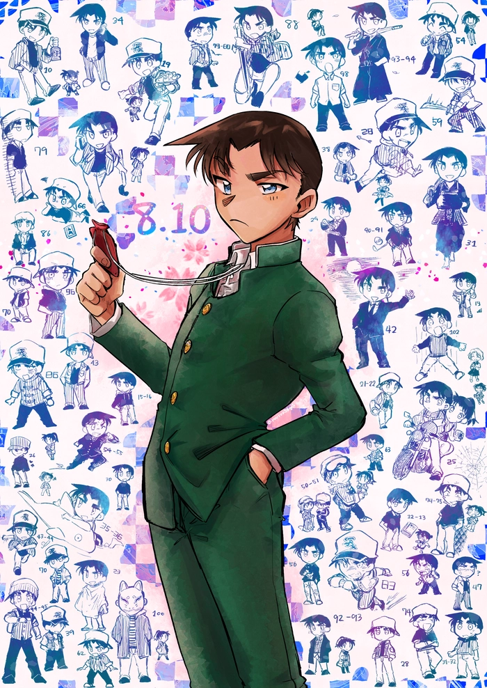 Hình anime Heiji Hattori chibi