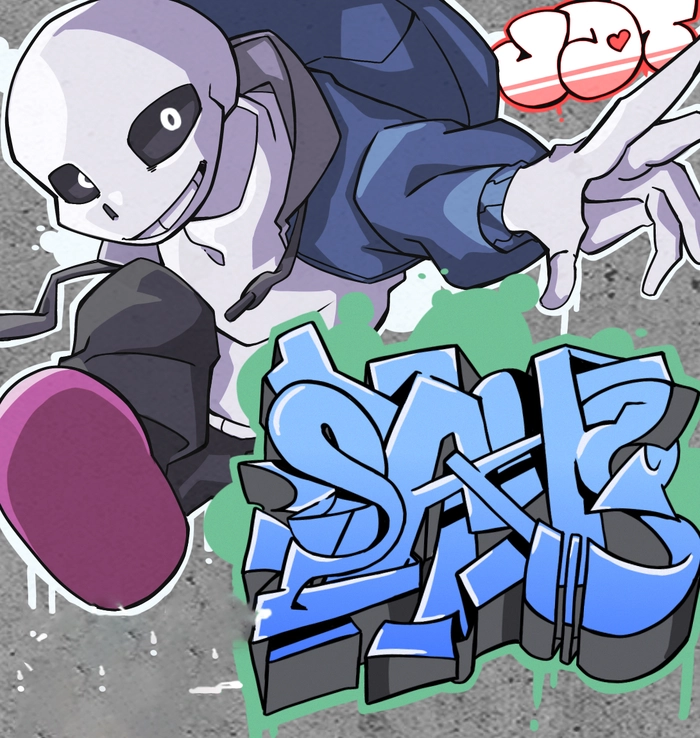 Hình anime Sans độc đáo