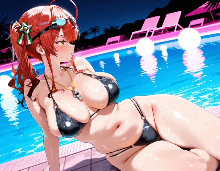 Hình anime nữ bikini cá tính