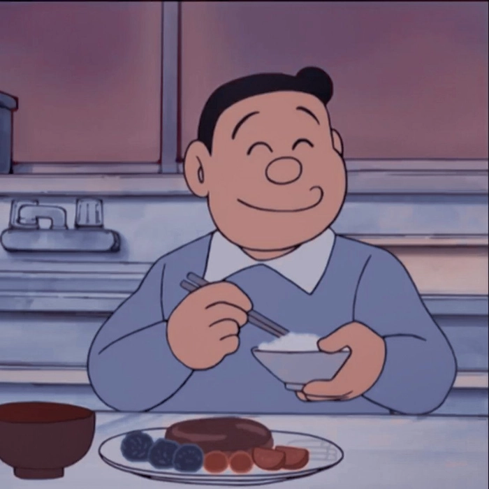 Hình bố Nobita dễ mến