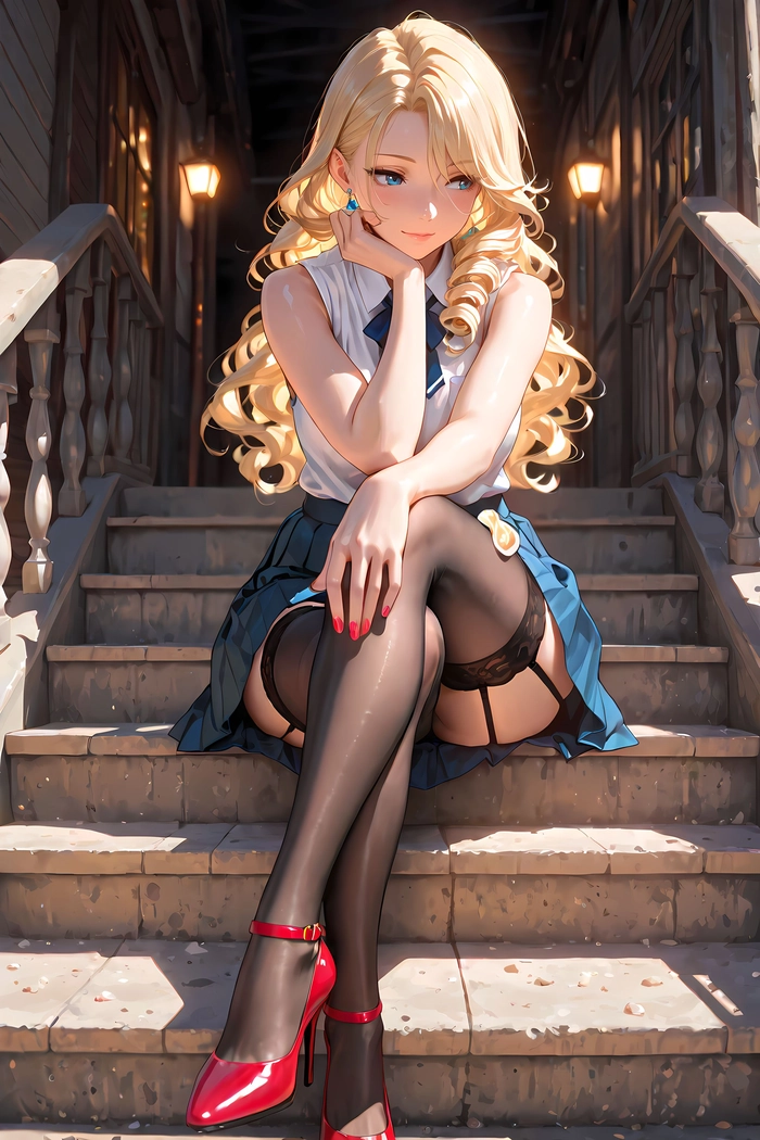 Hình gái anime mlem quyến rũ